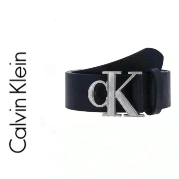 Calvin Klein Accessories - 🆕Calvin Klein women's skinny belt CK Monogram Buckle S🆕